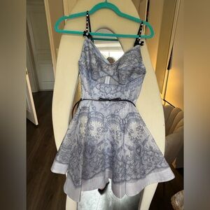 - Zimmermann silk linen illuminati dress AU 1 small bust 36 but it’s stretchy